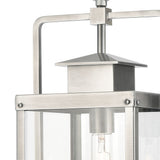 Crested Butte 9'' Wide 1-Light Outdoor Pendant - Antique Brushed Aluminum 89174/1 Elk Lighting