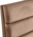 Kai Beige Velvet Dining Chair 891Beige-C Meridian Furniture