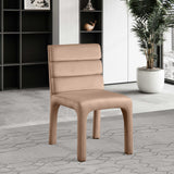 Kai Beige Velvet Dining Chair 891Beige-C Meridian Furniture