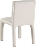 Kai Cream Velvet Dining Chair 891Cream-C Meridian Furniture