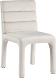 Kai Cream Velvet Dining Chair 891Cream-C Meridian Furniture