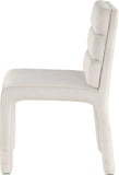 Kai Cream Velvet Dining Chair 891Cream-C Meridian Furniture