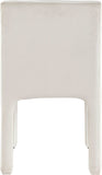 Kai Cream Velvet Dining Chair 891Cream-C Meridian Furniture