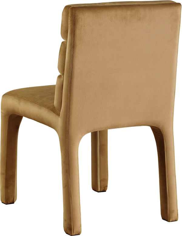 Kai Olive Velvet Dining Chair 891Saddle-C Meridian Furniture