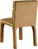 Kai Olive Velvet Dining Chair 891Saddle-C Meridian Furniture