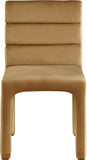 Kai Olive Velvet Dining Chair 891Saddle-C Meridian Furniture