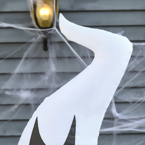 English Elm Homcom 5.9' Inflatable Halloween Ghost With Pumpkin – Led Lawn Decor For Parties & Outdoor Fun! W2225P229418