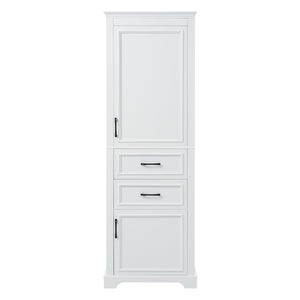 English Elm 71-inch Freestanding Bathroom Vanity with Soft-Close Doors, Adjustable Shelves, Drawers & Anti-Tip Stability N729P335588K