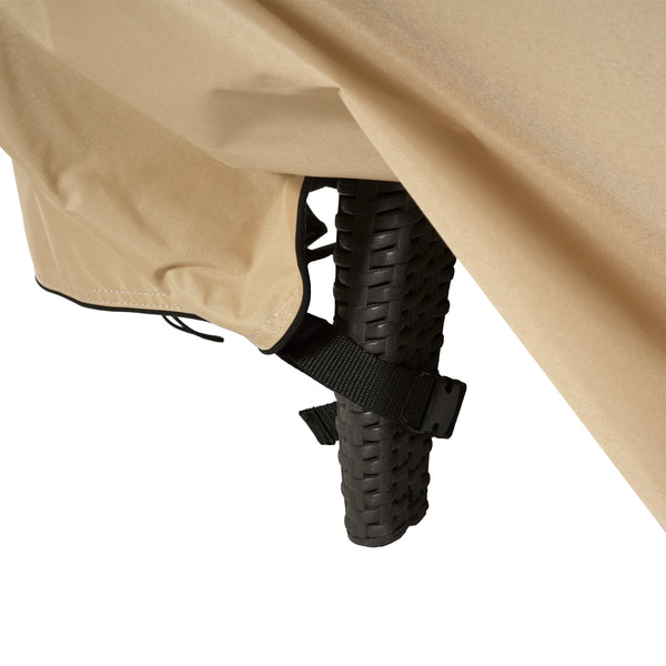 English Elm Christopher Knight Home® - Shield Outdoor Chaise Lounge Cover – All-Weather Protection, Breathable, Secure Fit In Beige N775P291569B