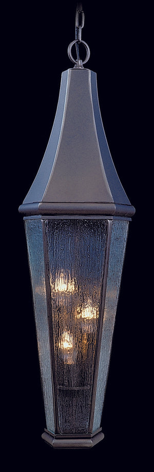 Framburg 3-light Elegant Ceiling Mount Fixture With Tall Slender Design For Stunning Outdoor Ambiance Iron Metal 8923 Iron