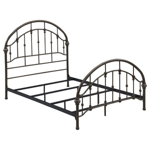 English Elm Juneau Dark Bronze Full Metal Bed Frame - Vintage Victorian Elegance For Timeless Bedroom Style B062P346519
