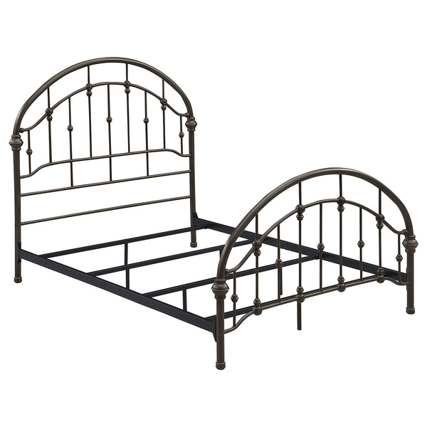 English Elm Juneau Dark Bronze Full Metal Bed Frame - Vintage Victorian Elegance For Timeless Bedroom Style B062P346519