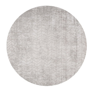 Louis de Poortere Mad Men Collection Geometric Step Pattern Area Rug Bold Contrast for Living Room or Office White Plains 9'6 x 9'6 120134