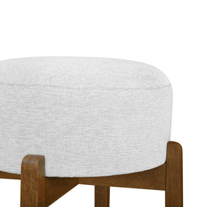 English Elm Christopher Knight Home® - Vera Wooden Barstools Set Of 4 - Dark Walnut Frame With Ivory Upholstery For Stylish Comfort N775P333869D-S4