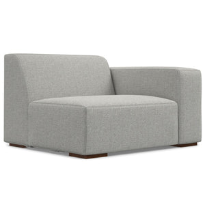 English Elm Rex Modular Corner Sectional with Performance Fabric Seating for Five in Grey B136P199214