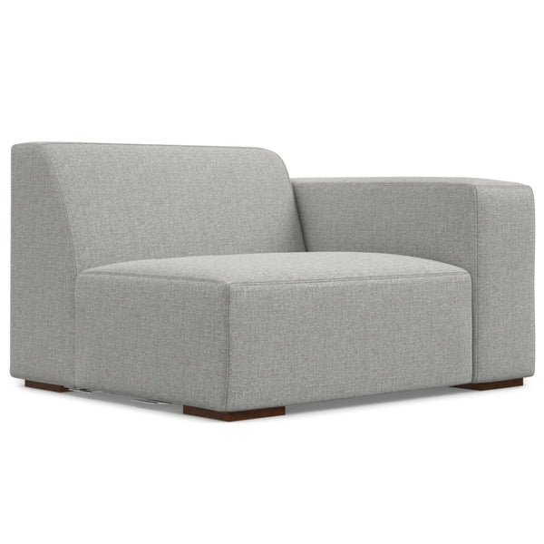 English Elm Rex Modular Corner Sectional with Performance Fabric Seating for Five in Grey B136P199214