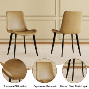 English Elm 53" Round Sintered Stone Dining Table With Lazy Susan & Carbon Steel Base - Modern Kitchen Elegance W2699S00042