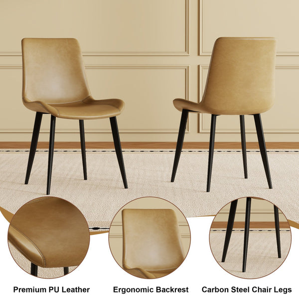 English Elm 53" Round Sintered Stone Dining Table With Lazy Susan & Carbon Steel Base - Modern Kitchen Elegance W2699S00042