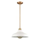 Grenville 13'' Wide 1-Light Pendant - Brushed Gold 89334/1 Elk Lighting