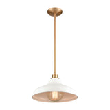 Grenville 13'' Wide 1-Light Pendant - Brushed Gold 89334/1 Elk Lighting