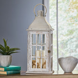 Christopher Knight Home® - Noble House - Hooven Coastal Handcrafted Mango Wood Decorative Lantern