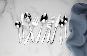 Lenox Butterfly Meadow Floral 65 Piece 18/10 Stainless Steel Flatware Set for 12 893674