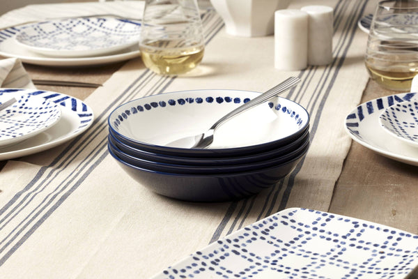 Lenox Gladstone 65 Piece Stainless Steel Flatware Set with Hammered Artisan Handles 893675