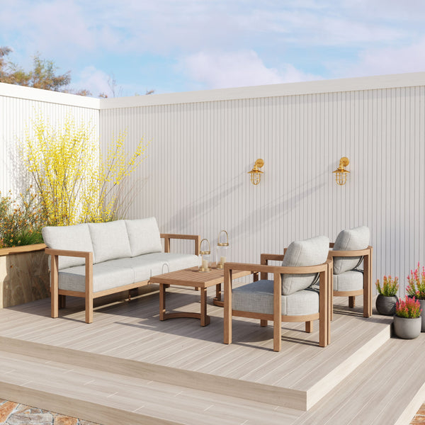 Zuo Modern Leto Armchair: Chic Modern Design In High-quality Olefin And Aluminum For Stylish Home Décor Gray 100% Olefin,Aluminum 704115-zuo-modern