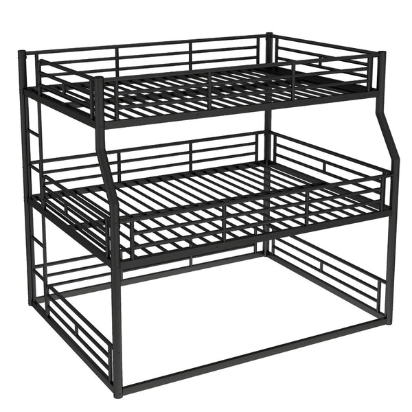 English Elm Twin Xl Solid Pine Loft Bed with Built-in Led Lighting and Storage Shelves Black W1580S00586