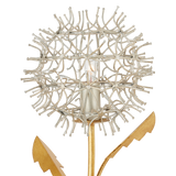 Dandelion Silver & Gold Wall Sconce