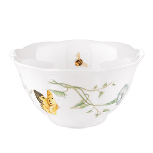 Lenox Butterfly Meadow Porcelain Dinnerware Set Botanical Floral Square Plates 18 Piece 894105