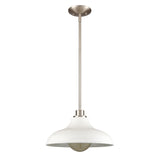 Grenville 13'' Wide 1-Light Pendant - Brushed Nickel 89424/1 Elk Lighting