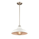 Grenville 13'' Wide 1-Light Pendant - Brushed Nickel 89424/1 Elk Lighting