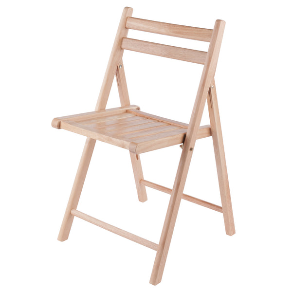 Winsome Wood Robin 4-piece Natural Wood Folding Chair Set - Stylish, Space-saving, And Perfect For Any Gathering! Natural Solid Wood 89430-winsome-wood