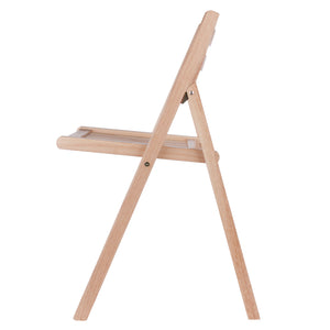 Winsome Wood Robin 4-piece Natural Wood Folding Chair Set - Stylish, Space-saving, And Perfect For Any Gathering! Natural Solid Wood 89430-winsome-wood