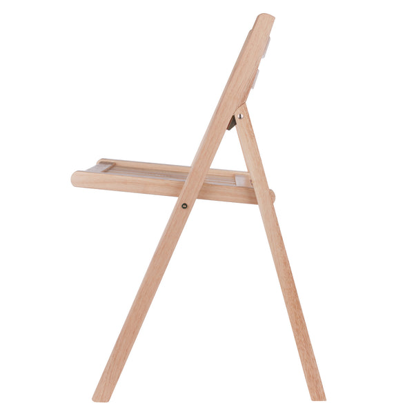 Winsome Wood Robin 4-piece Natural Wood Folding Chair Set - Stylish, Space-saving, And Perfect For Any Gathering! Natural Solid Wood 89430-winsome-wood