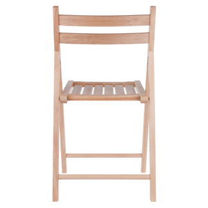 Winsome Wood Robin 4-piece Natural Wood Folding Chair Set - Stylish, Space-saving, And Perfect For Any Gathering! Natural Solid Wood 89430-winsome-wood