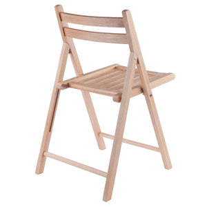Winsome Wood Robin 4-piece Natural Wood Folding Chair Set - Stylish, Space-saving, And Perfect For Any Gathering! Natural Solid Wood 89430-winsome-wood