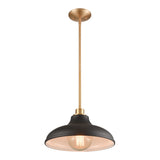 Grenville 13'' Wide 1-Light Pendant - Brushed Gold 89434/1 Elk Lighting