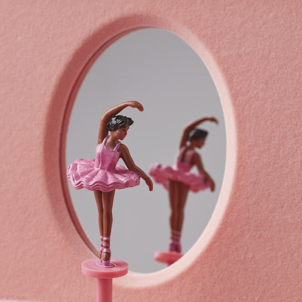 Lenox Childhood Memories Musical Jewelry Box African American Ballerina Spinning Figurine 894341