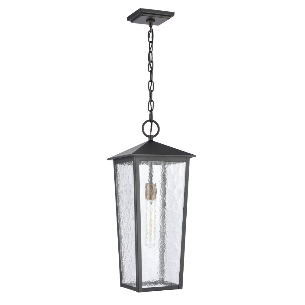 Marquis 9'' Wide 1-Light Outdoor Pendant - Matte Black 89474/1 Elk Lighting