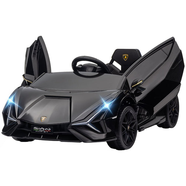 English Elm Qaba 12v Toddler Electric Motorcycle with Twist Throttle Rear Suspension Training Wheels W2225P249905
