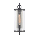 Hopkins 18'' High 1-Light Outdoor Sconce - Charcoal Black 89491/1 Elk Lighting