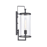 Hopkins 18'' High 1-Light Outdoor Sconce - Charcoal Black 89491/1 Elk Lighting