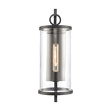 Hopkins 20.25'' High 1-Light Outdoor Sconce - Charcoal Black 89492/1 Elk Lighting