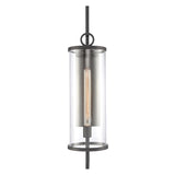 Hopkins 30'' High 1-Light Outdoor Sconce - Charcoal Black 89494/1 Elk Lighting