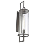 Hopkins 30'' High 1-Light Outdoor Sconce - Charcoal Black 89494/1 Elk Lighting