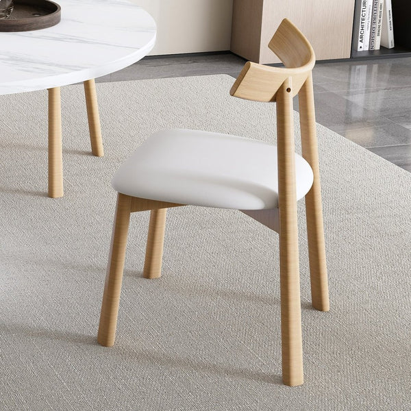 English Elm Retractable Rock Slab Dining Set with Leather Wrapped Base for Compact Apartments White W2700S00127