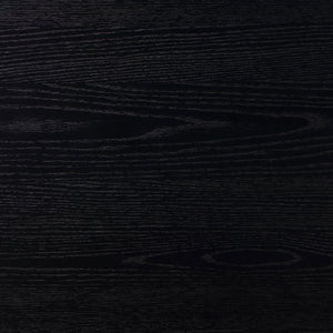 English Elm Transitional 2pc Side Chair Set Upholstered Ivory Seats Black Rubberwood Frame Geometric Grooves B011P363271