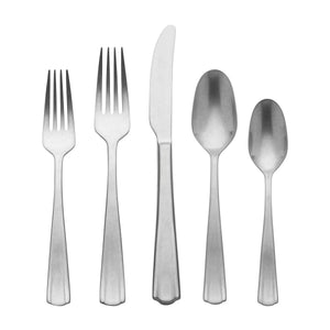 Lenox French Perle Scalloped 18/10 Stainless Flatware Complete Service for 12 Polished Dining 895540